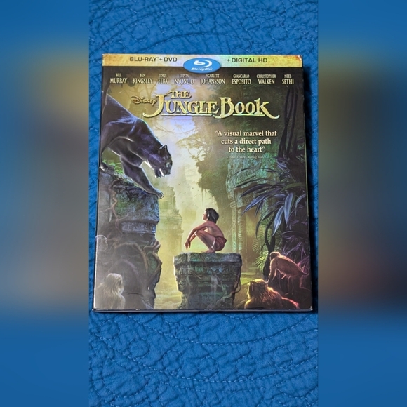 The Jungle Book DVD And Blu-ray (NWT) - Picture 1 of 3